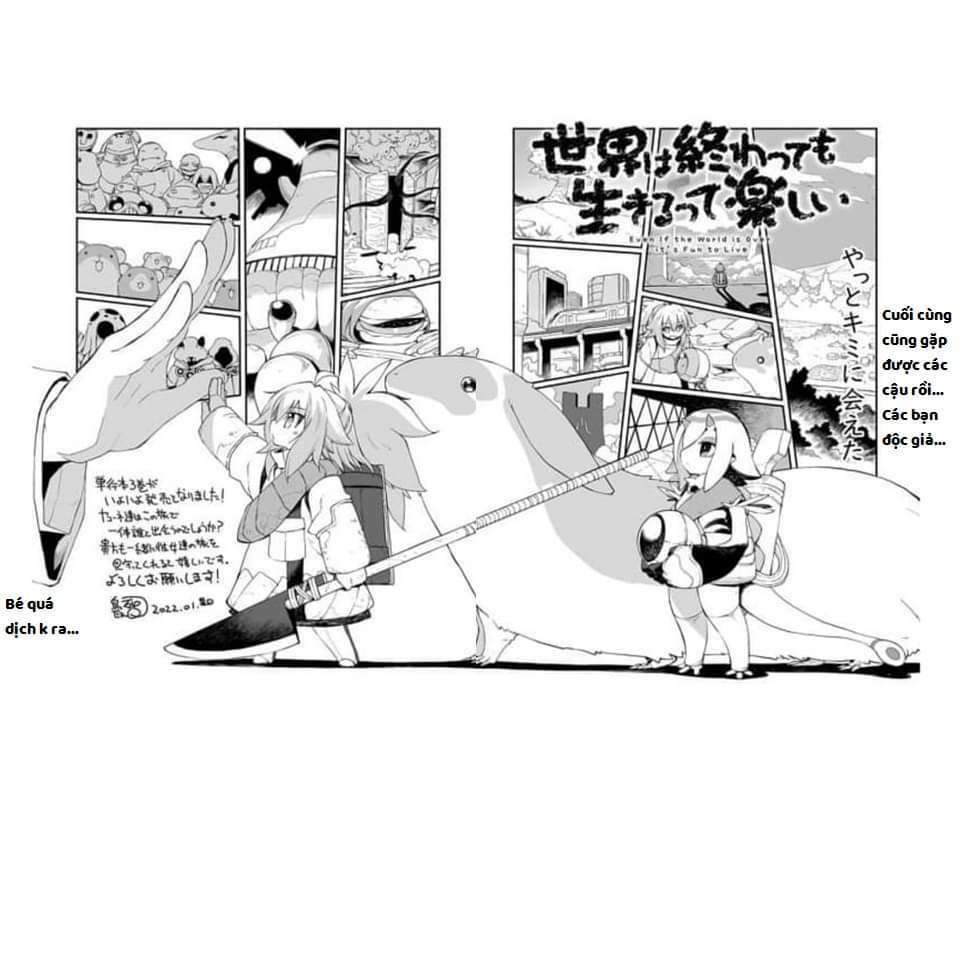 ngay cả khi hậu tận thế, thật hạnh phúc vẫn còn được sống... chapter 19.1 1