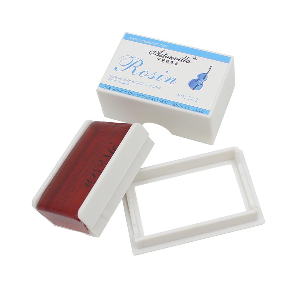 Portable Rosin For Violin Viola Cello String Instrument Resin Glassy Red