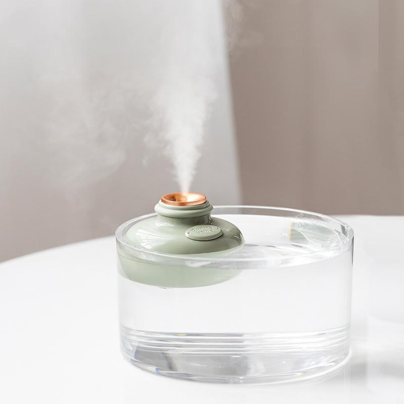 Trôi Bình Điện Tử Usb Máy Tạo Độ Ẩm Không Khí Cho Nhà Máy Khuếch Tán Lọc Không Khí Không Dây Pin Sạc 800MAh Mini Thoáng Mát Sương Tạo Ẩm Di Động