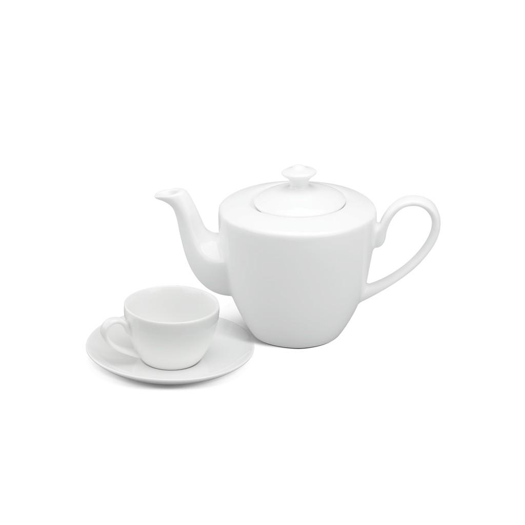 Bộ trà 0.65 L Daisy Trắng Sứ cao cấp Minh Long