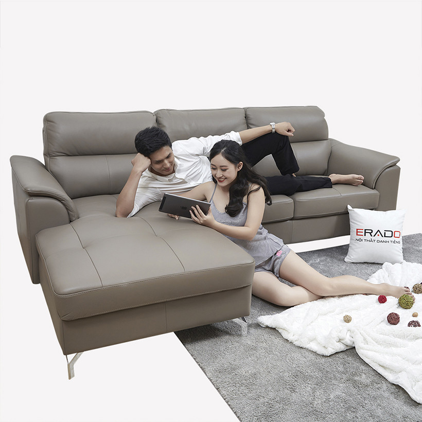 Sofa da thật Malaysia mã SNK65-601A