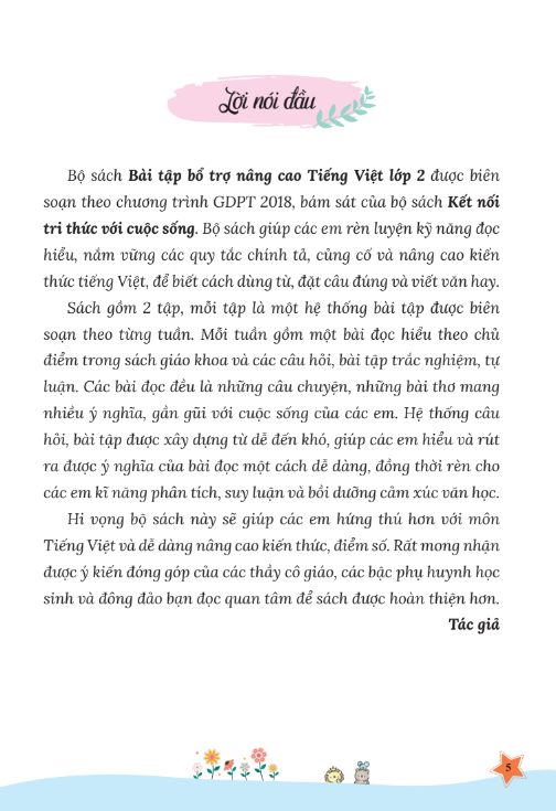 Sách - Bài Tập Bổ Trợ Nâng Cao Tiếng Việt Lớp 2 – Tập 1
