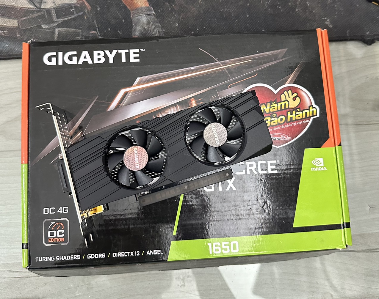 VGA (Cạc màn hình) GIGABYTE GeForce GTX 1650 OC Low Profile 4G (HÀNG CHÍNH HÃNG)