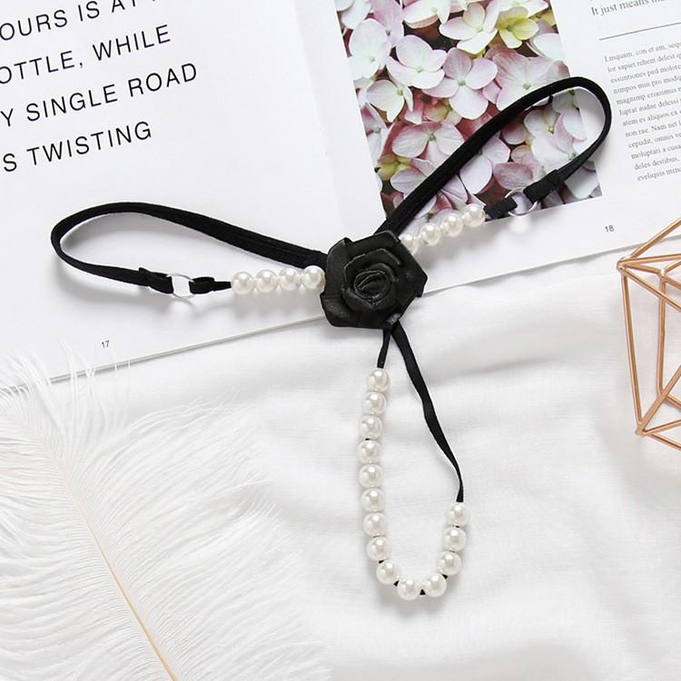 Quần lót nữ lọt khe siêu sexy gợi cảm quyến rũ tôn dáng hình hoa hồng đính ngọc đẹp C35