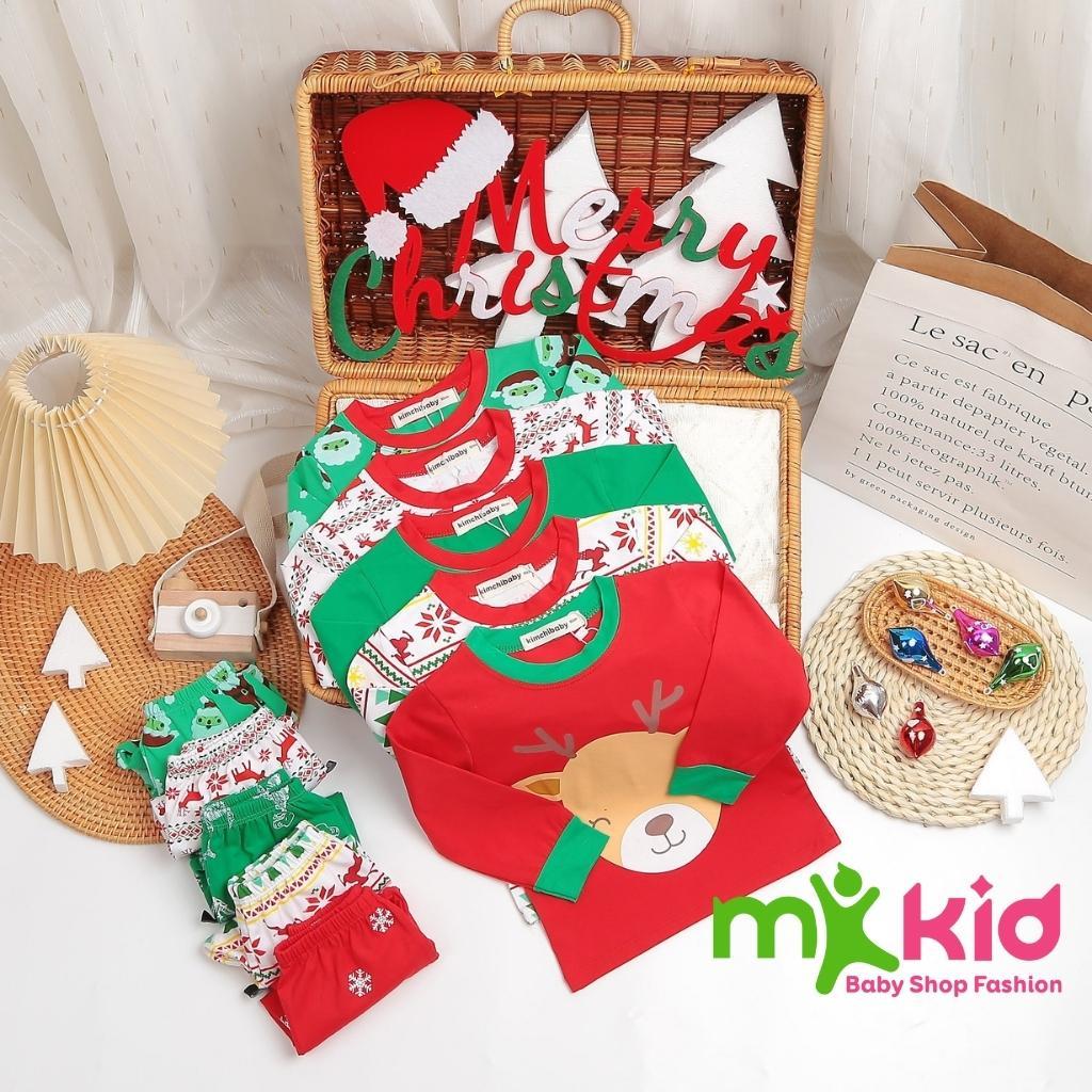 Bộ NOEL Dài Tay Cho Bé Bộ Đồ Giáng Sinh Minky Mom Cho Bé Trai Bé Gái Siêu Dễ Thương