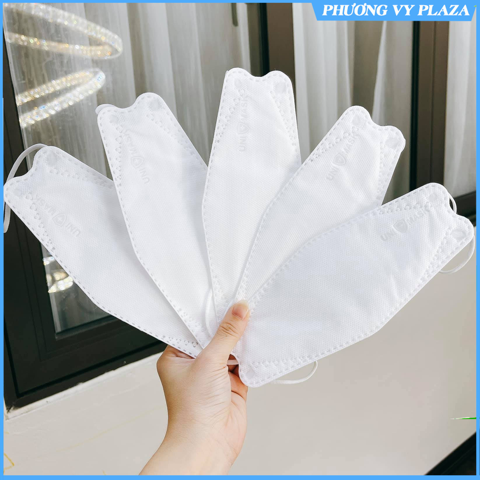 1 thùng 300 chiếc khẩu trang KF94 UNI MASK chống bụi mịn và kháng khuẩn theo công nghệ Hàn Quốc