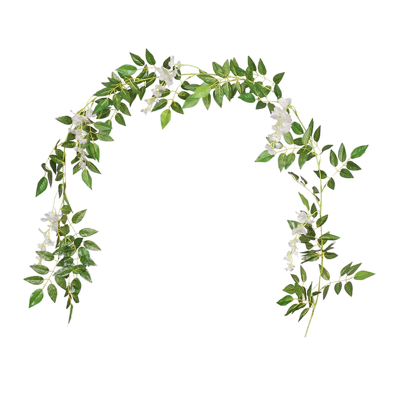 Artificial Vine Floral Garland Fake Leaf Plants Vine for Room