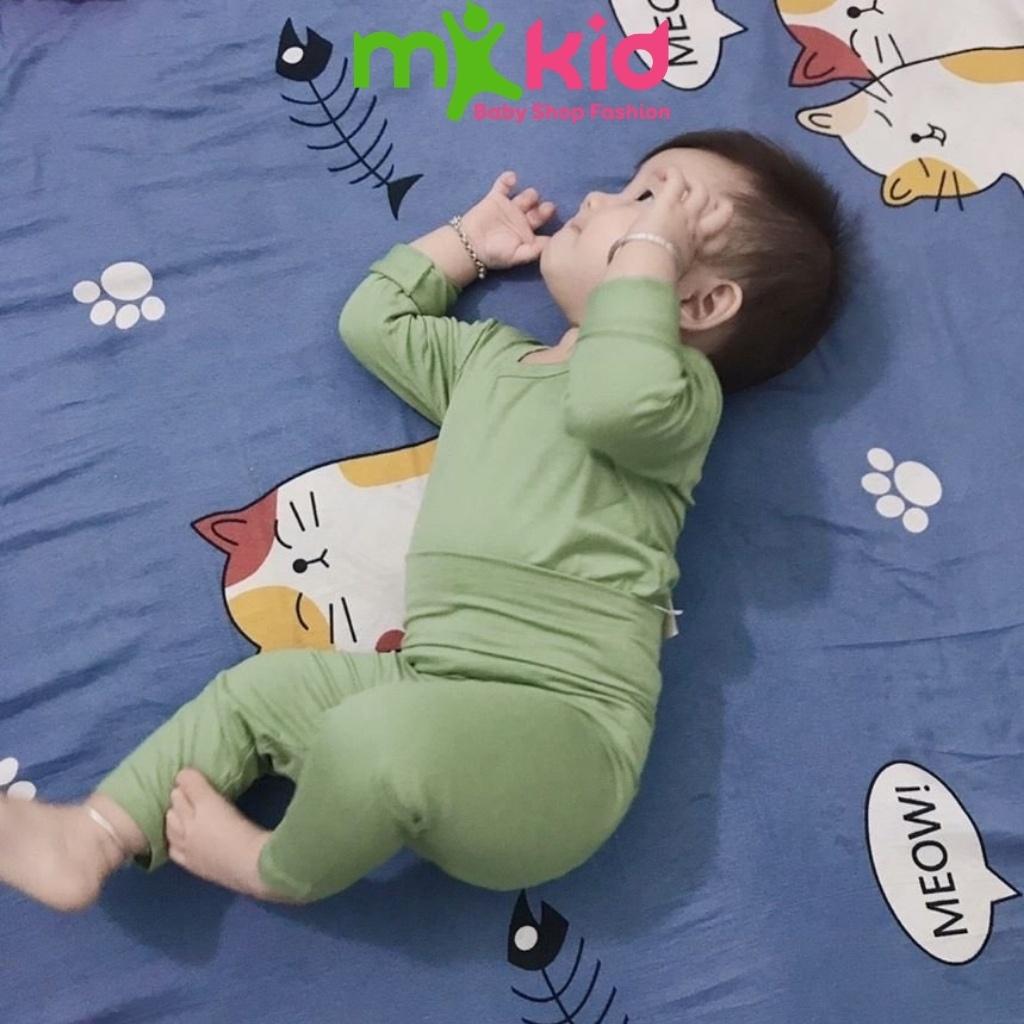 Bộ Thun Lạnh Dài Tay - Bộ Minky Mom Dài Tay Cho Bé Chất Thun Lạnh Cao Cấp Siêu Mềm Mịn Mát