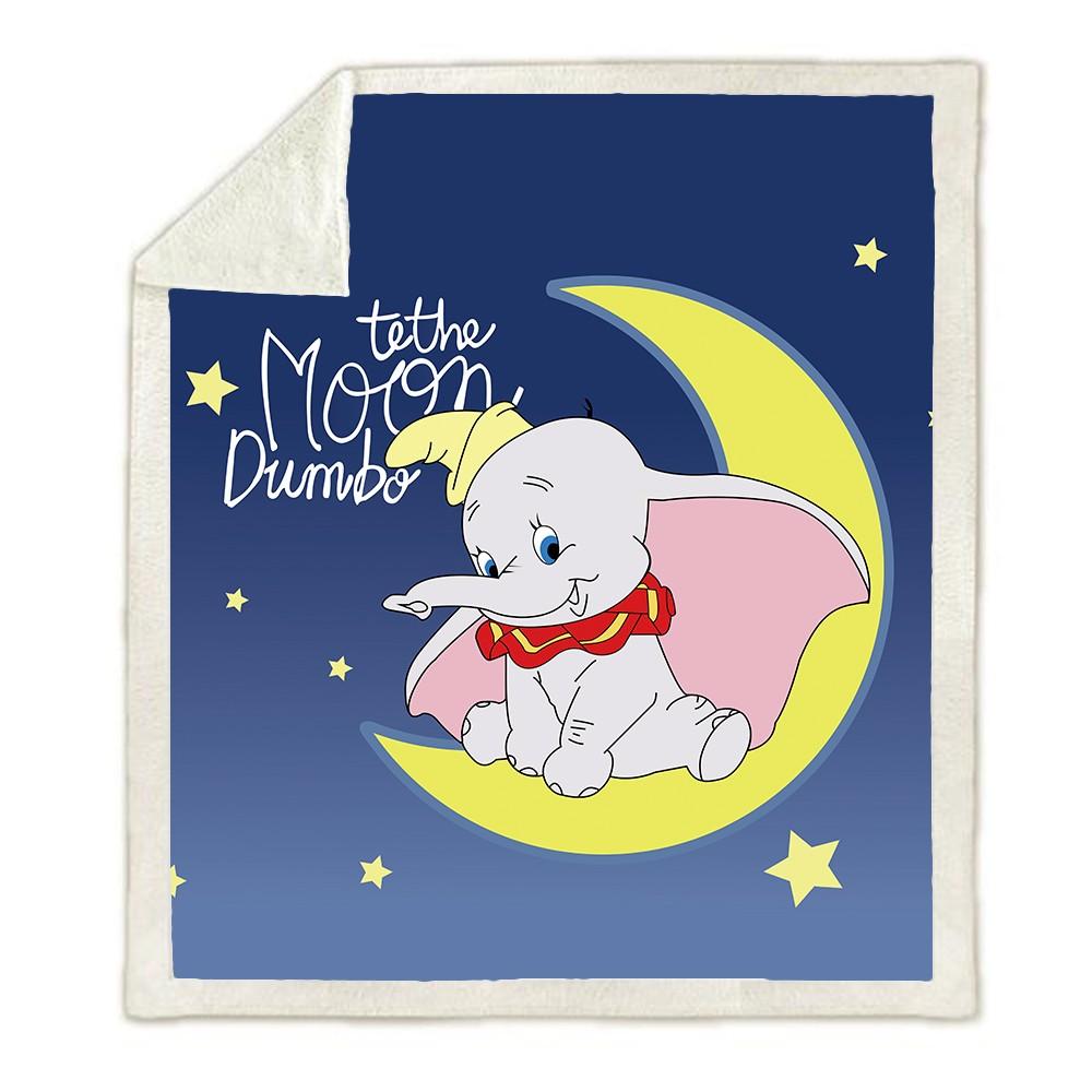 Disney Bộ Đồ Gấu Thú Cưng Hình Hổ Dumbo Bé Sang Trọng Chăn Ném Sofa Giường Bao Đôi Giường Cho Trẻ Em Bé Trai Bé Gái Trẻ Em quà Tặng