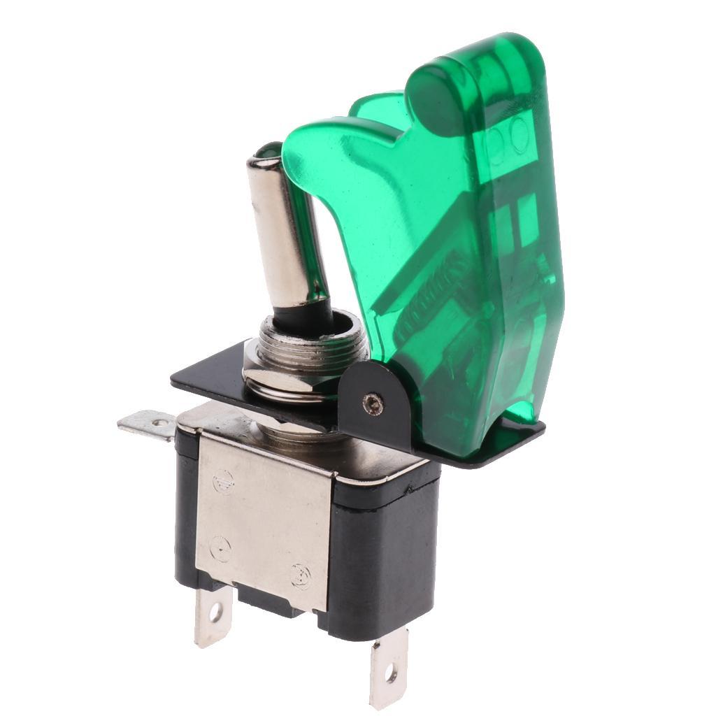 5 Pieces LED Illuminated Toggle Switch with  Boat 12V 20A