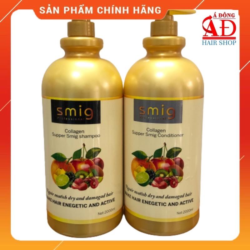 DẦU GỘI XẢ SMIG HƯƠNG TRÁI CÂY CHAI TO 2000ML