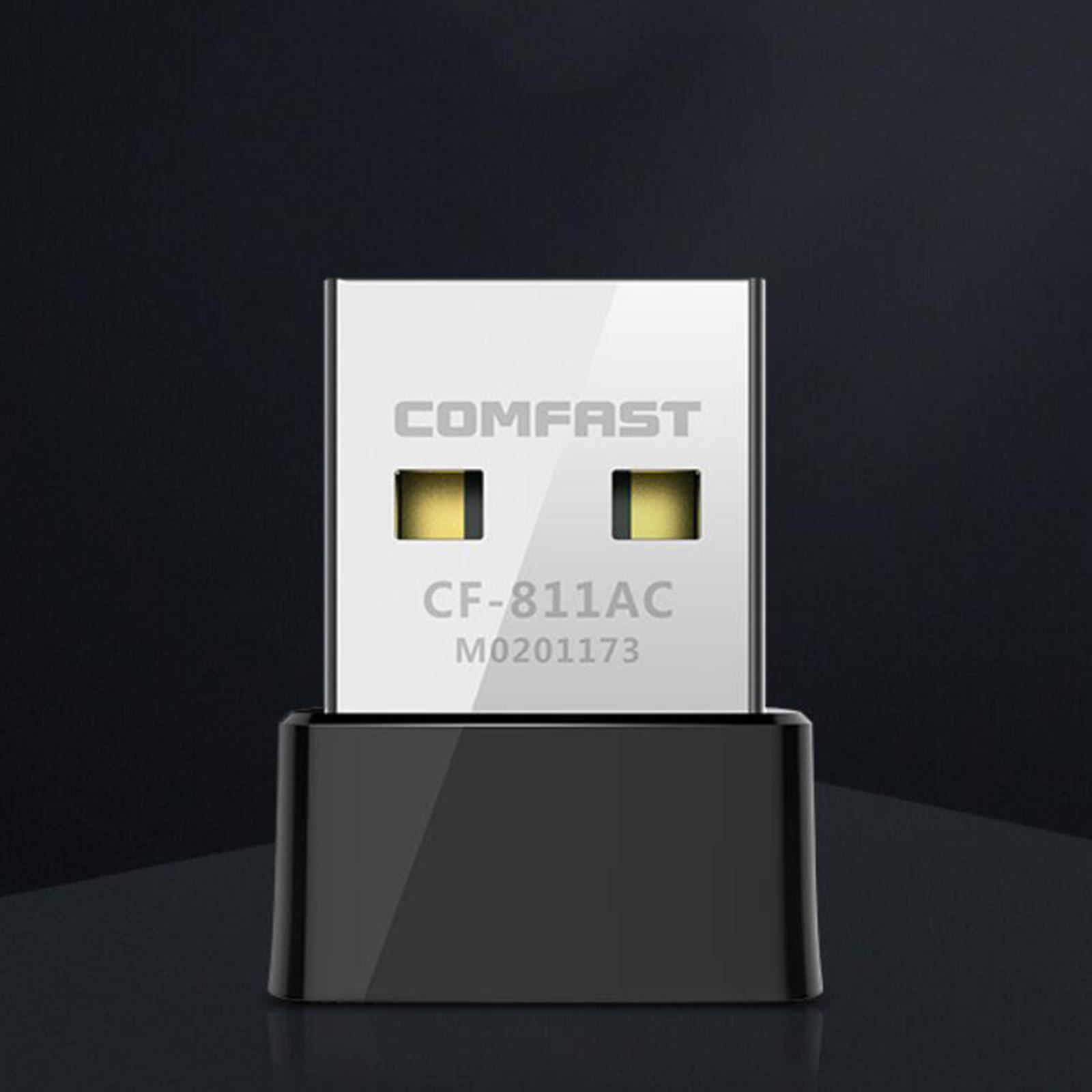 Mini USB 2.0 WiFi  Dual Band  650Mbps Network Card WiFi Receiver