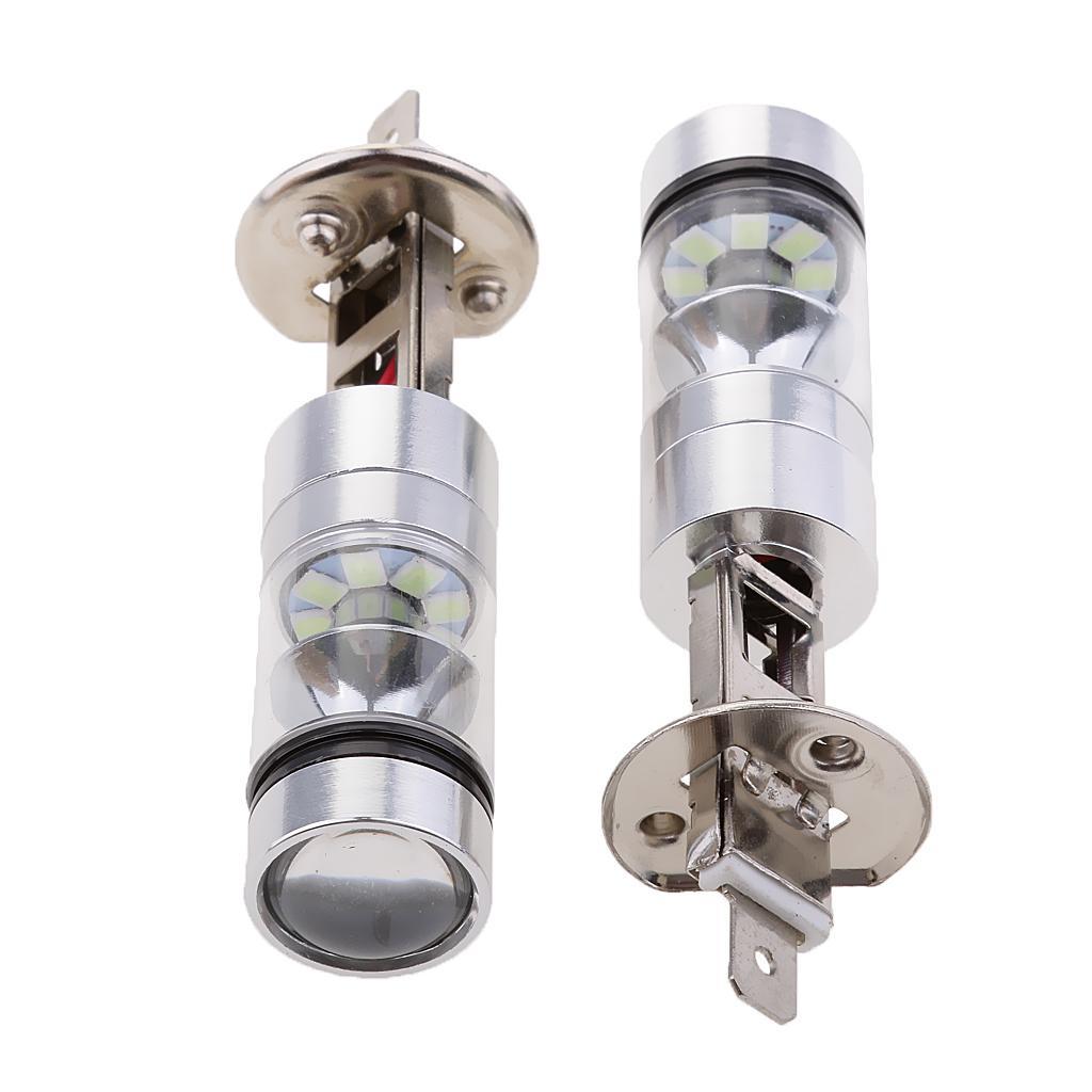 3-4pack 2 Pieces H1 20-SMD LED 100W Car Fog Driving DRL Light Bulbs 8000K Ice