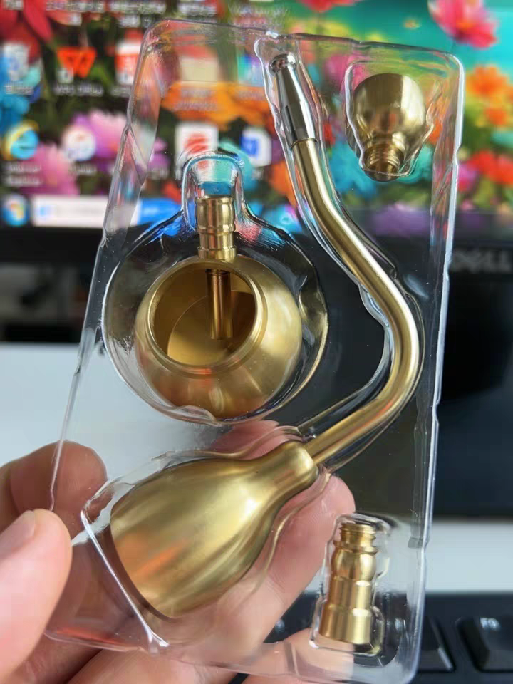 Bình Hồ Lô Lọc Thuốc L,á Bằng Đồng Cao Cấp. Bình Hồ Lô Lọc Bằng Nước, Sử Dụng Đa Năng Tiện Lợi, Tháo Lắp Vệ Sinh Dễ Dàng