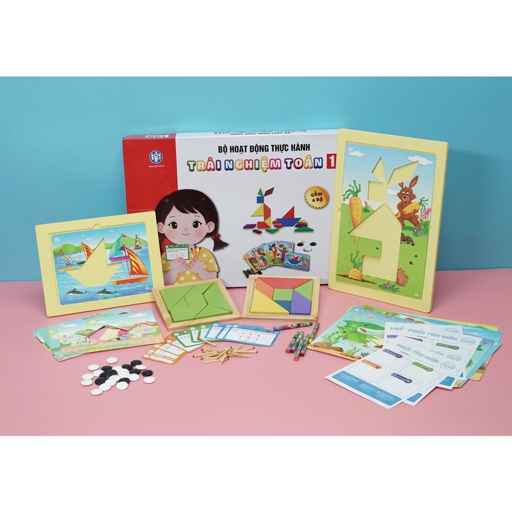 COMBO 2 Bộ Kỹ Năng Tư Duy Sáng Tạo: Trải Nghiệm Toán 4-in-1 và Cân Toán Học