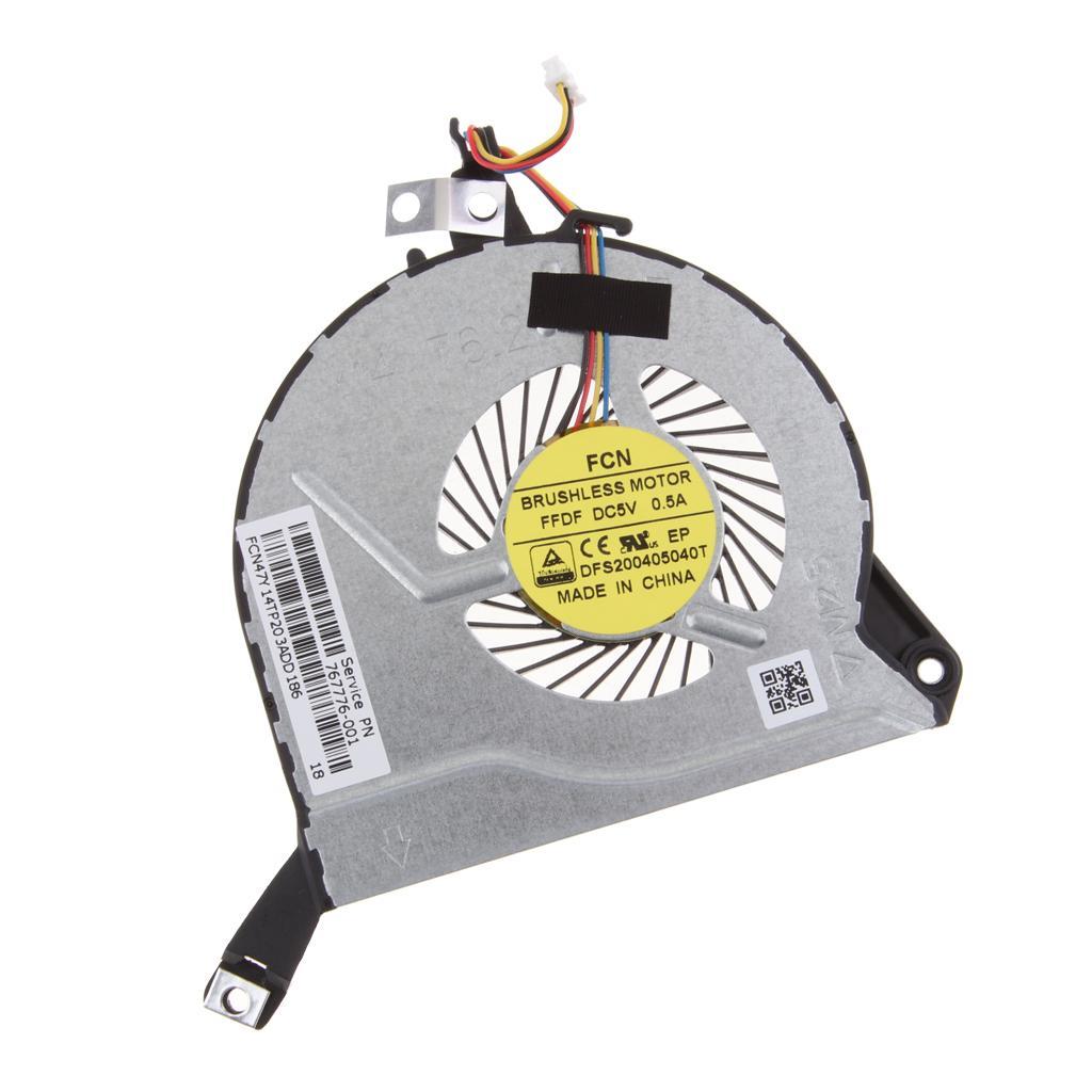 Prettyia PC CPU Cooling Fan for HP 14 - P 15 - P 16 - P 17 -