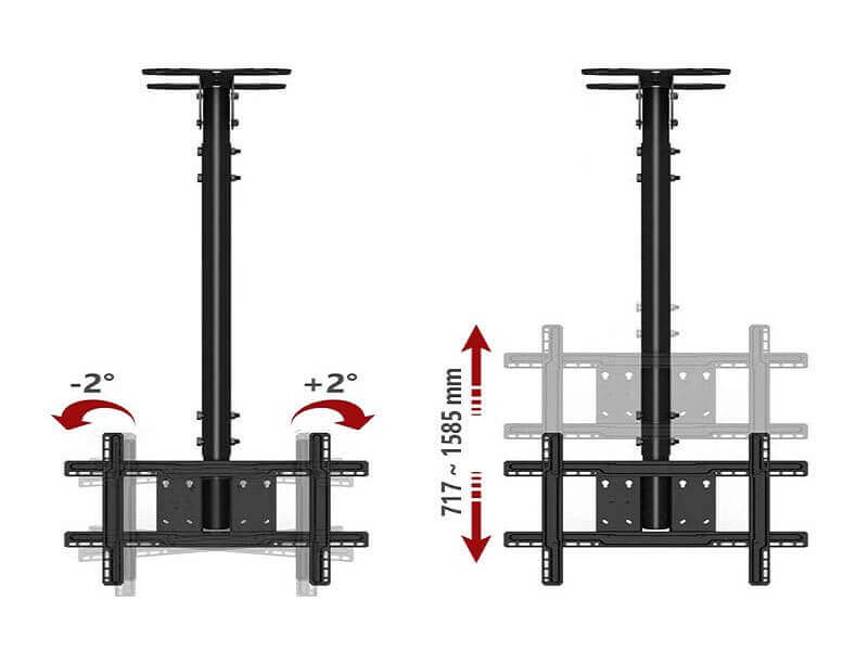 Giá treo trần LCD North Bayou T560-15 Hàng chính hãng - ZAMACO AUDIO