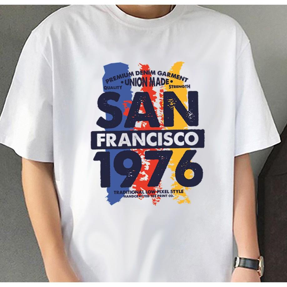 ÁO THUN TAY LỠ SAN FRANCISCO 1976 CỰC HOT, UNISEX NAM NỮ ĐỀU MẶC ĐƯỢC chip