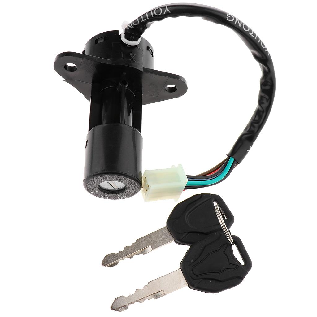 4 Or 6 Wires Engine Lock Gas Cap Lock Key Set