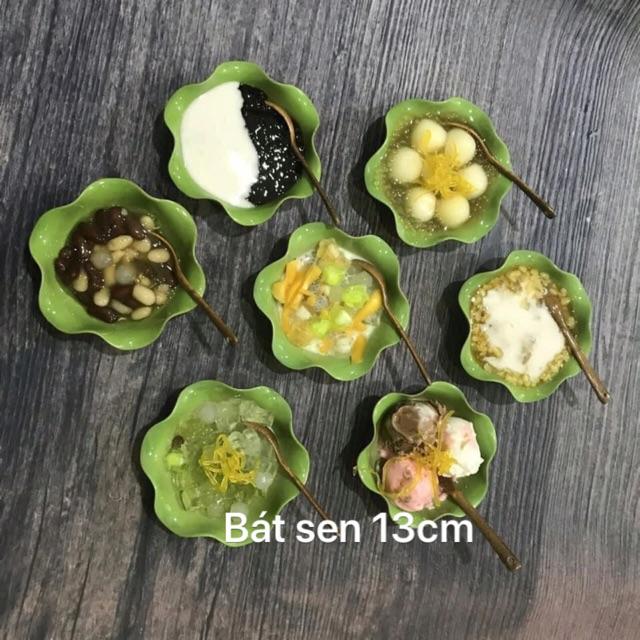 Bát sen thả hoa đủ size kèm chân đế