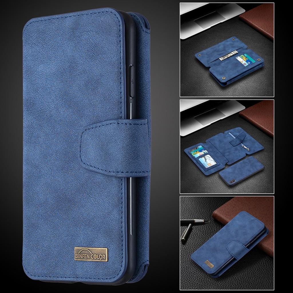 Ốp lưng điện thoại dạng ví da lật có ngăn đựng thẻ cho iPhone X XS Max XR SE 2020 iPhone 8 iPhone 7 iPhone 6 6S Plus