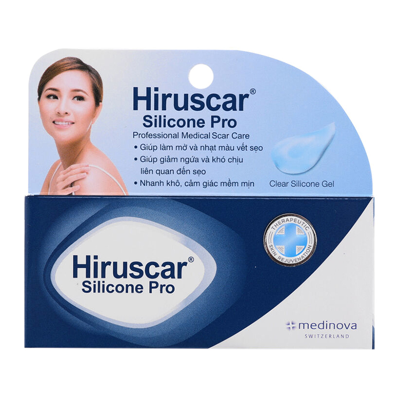 Gel Hỗ Trợ Trị Sẹo Mổ, To, Lồi Và Phì Đại Hiruscar Silicone Pro 10G