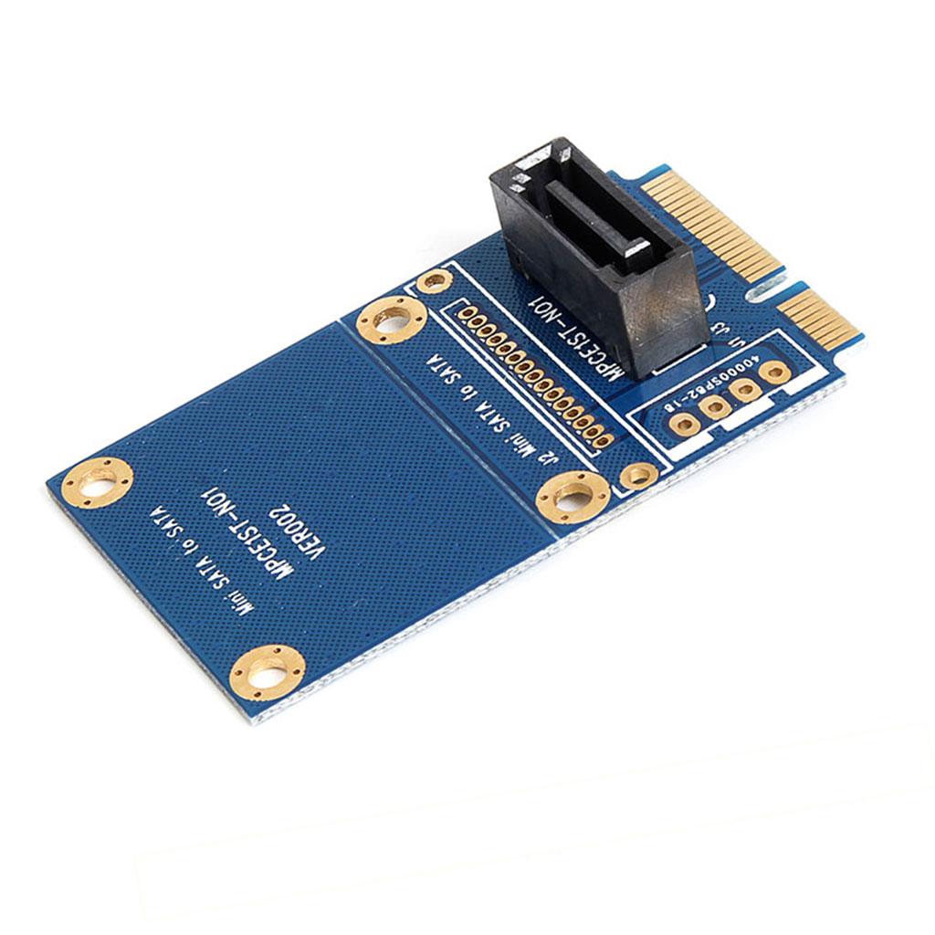 MSATA -e SATA SSD Slot to 7Pin SATA HDD Converter Card Adapter