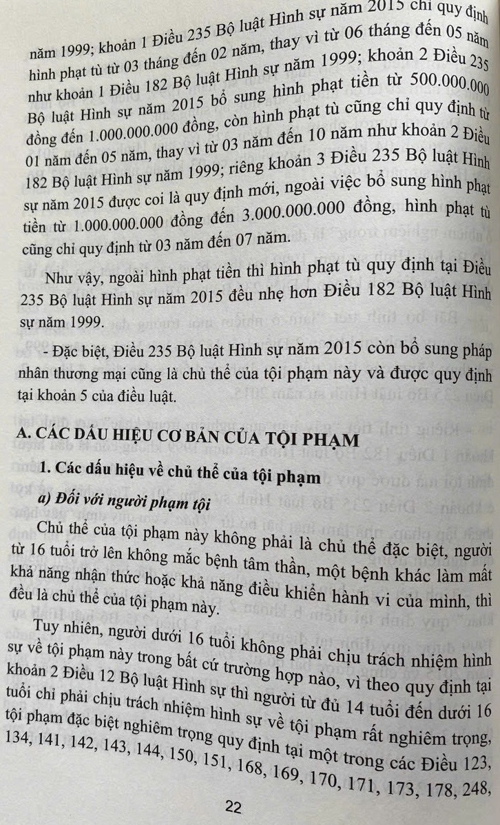 Bình luận Bộ luật hình sự năm 2015- Phần thứ hai Các tội phạm (Chương XIX- Các tội phạm về môi trường)