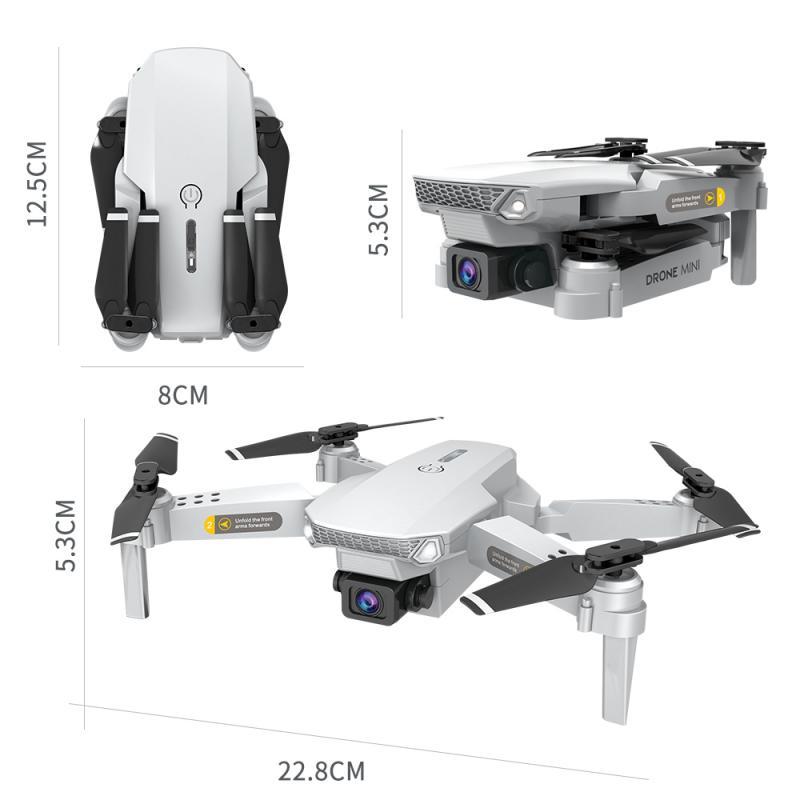 Máy Bay Điều Khiển Từ Xa HJ15 4K Có Camera Kép Độ Nét Cao 720P / 1080P Có Thể Gập Lại