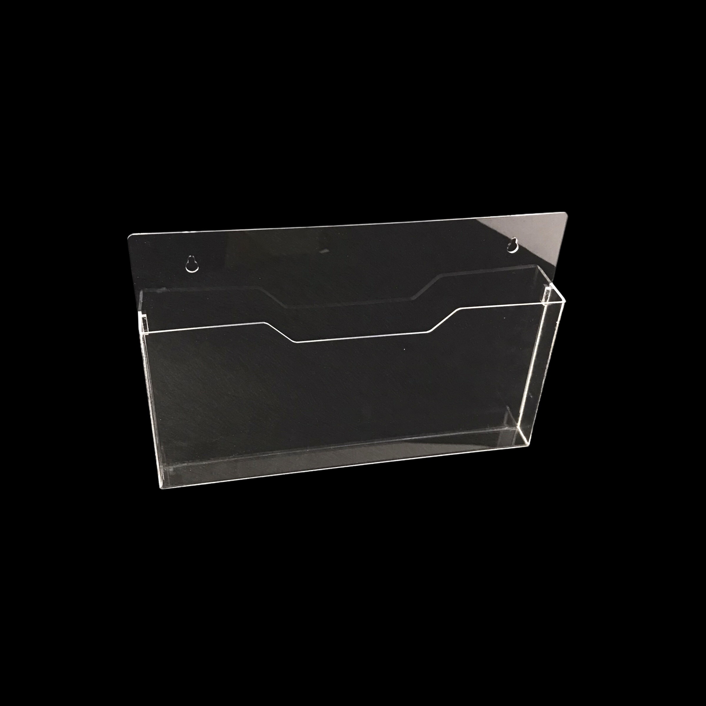 Kệ mica nhiều giấy treo tường Enter C13H 30x21cm A4 ngang, hông 25mm, có hậu mica