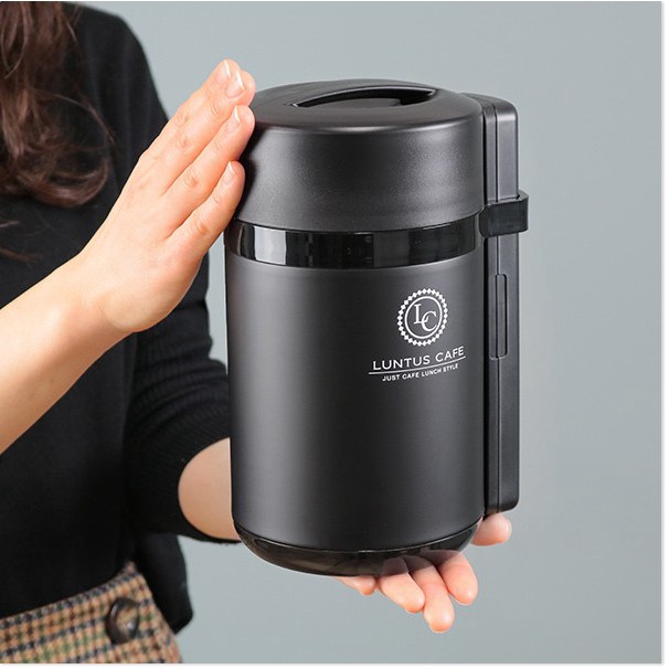 Hộp cơm giữ nhiệt 3 tầng Asvel Nhật bản 1050ml - Chính hãng INOCHI