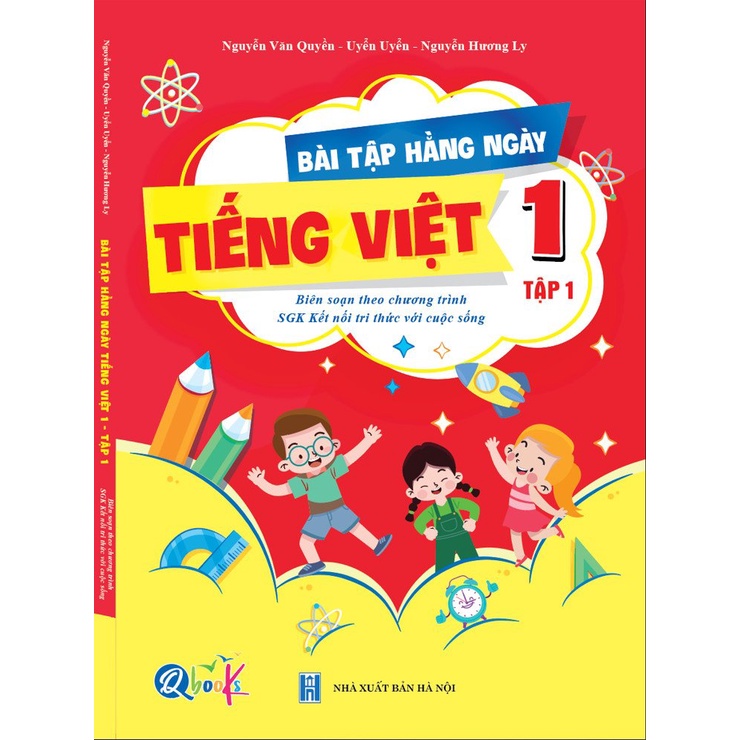 Sách - Combo Bài Tập Hằng Ngày - Toán và Tiếng Việt Lớp 1 - Kết Nối Tri Thức Với Cuộc Sống - Tập 1