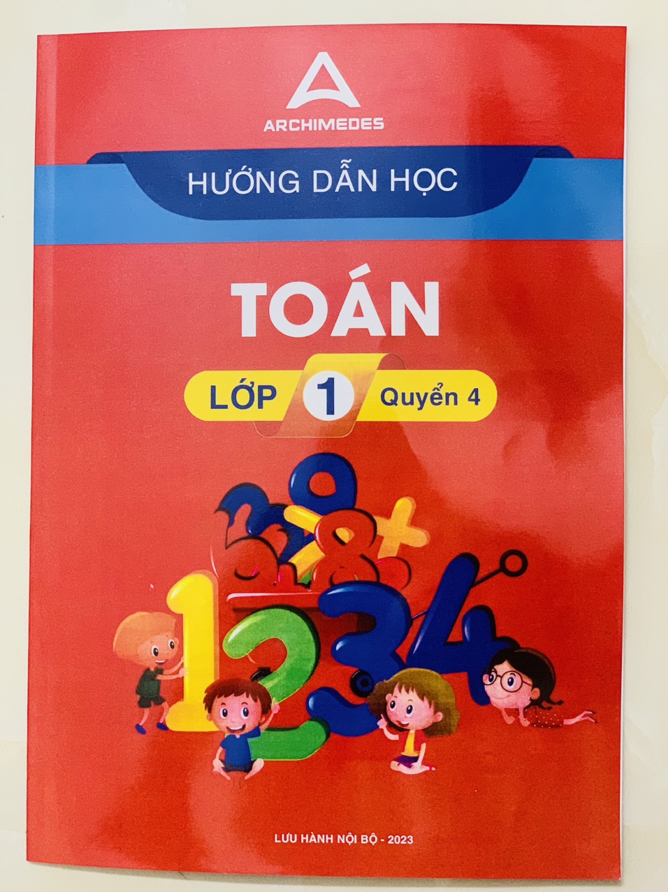Sách - Combo 4 cuốn Hướng dẫn học toán lớp 1 trường Archimedes school - Mới 2023