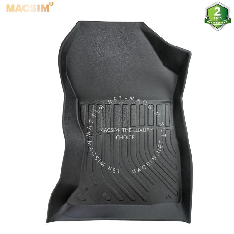 Thảm lót sàn xe ô tô Subaru Forester 2019+ Nhãn hiệu Macsim chất liệu nhựa TPE màu đen hàng loại 2
