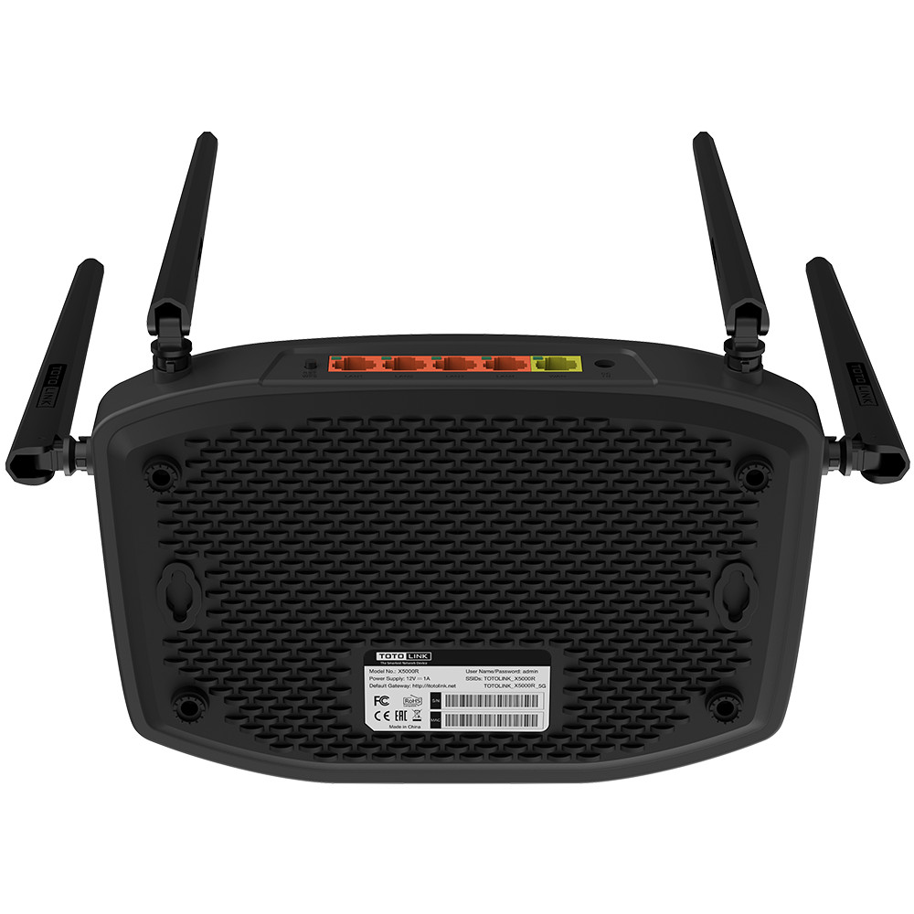 WI-FI 6 TOTOLINK X5000R - Easy Mesh Router Wi-Fi băng tần kép Gigabit AX1800 - Hàng chính hãng