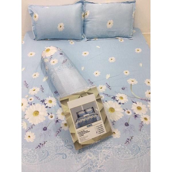Chăn ga TENCEL THƯ THÁI đủ sizeÔM DÂY KHOÁ nệm 5-27p