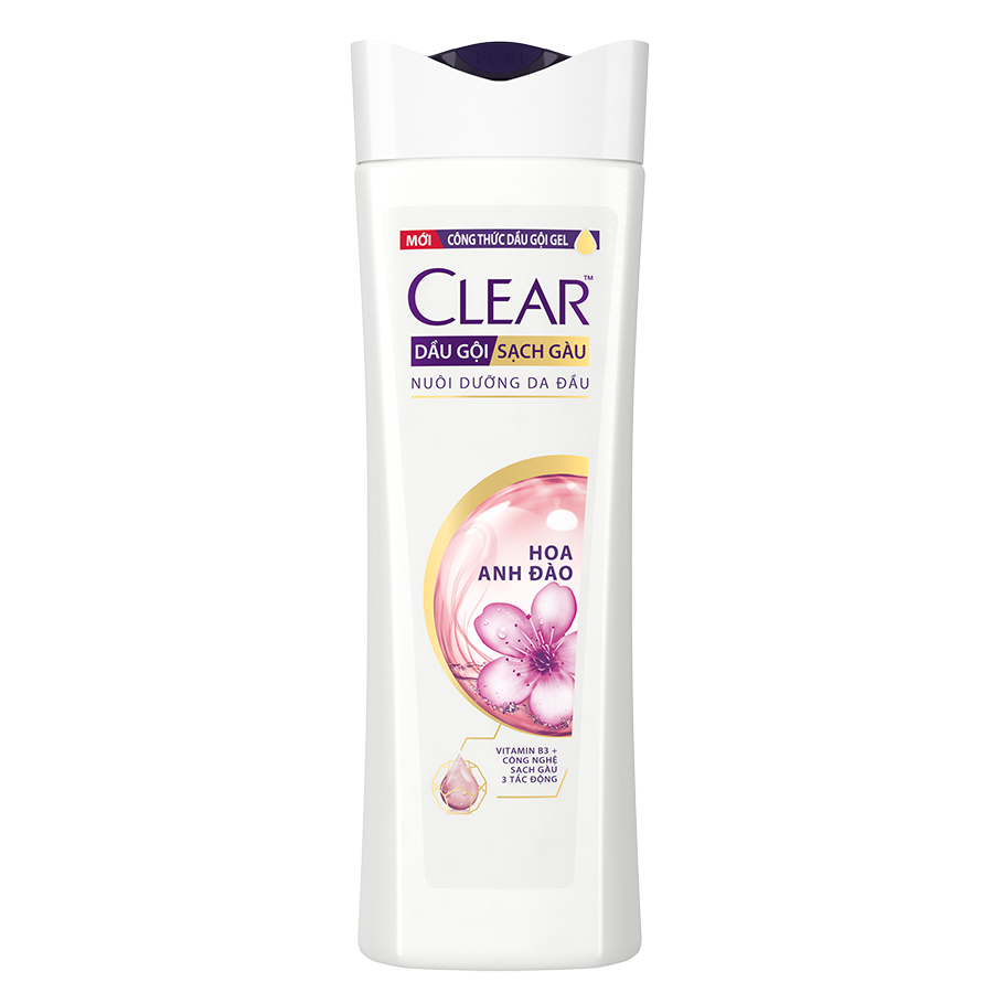 Dầu Gội Clear Hương Hoa Anh Đào Thơm Mát (340g)