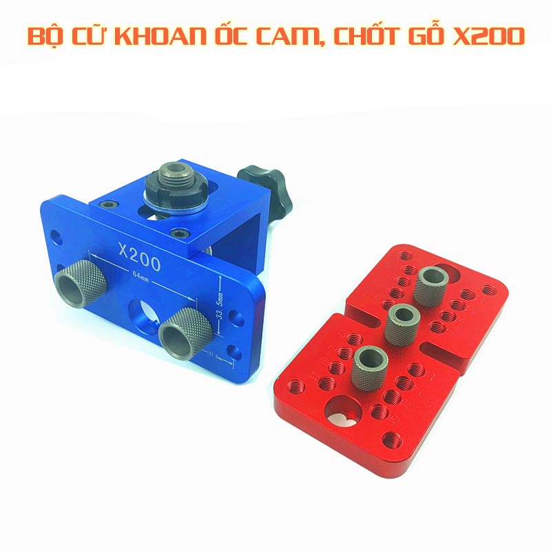 Bộ cữ khoan lỗ mộng cao cấp X200