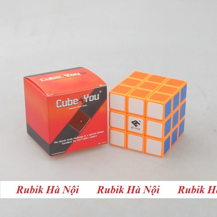 Rubik 3x3. C4U Cổ Xanh Dương/Cam/Dạ Quang/Transparent