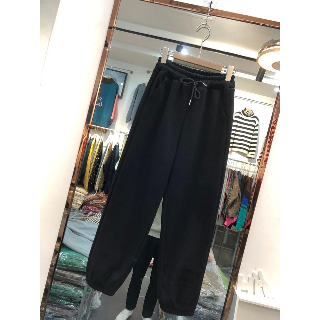 Quần Jogger Nữ Dài Ống Rộng Có Bo SIMPLE Ulzzang