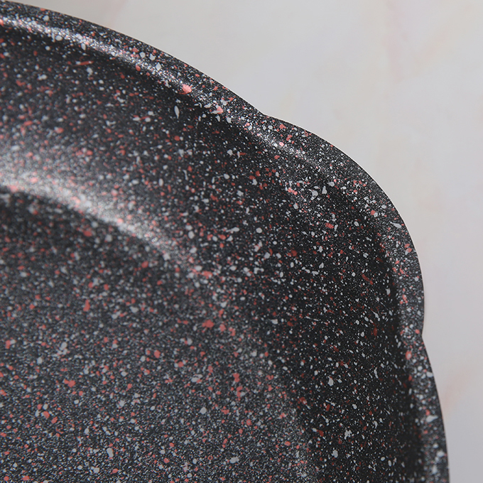 Chảo nhôm chống dính Kangaroo vân đá, đáy từ KG661