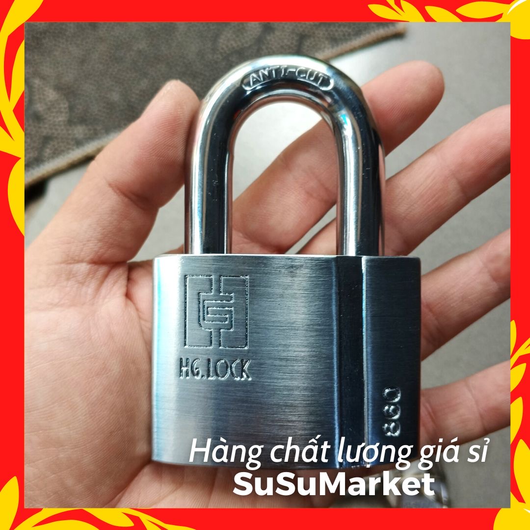 Ổ KHOÁ HG LOCK 860 SIÊU AN TOÀN CHỐNG CẮT, CHỐNG ĐẬP, CHỐNG CƯA