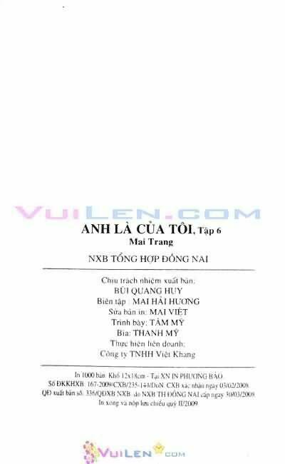 anh là của tôi chapter 6 168
