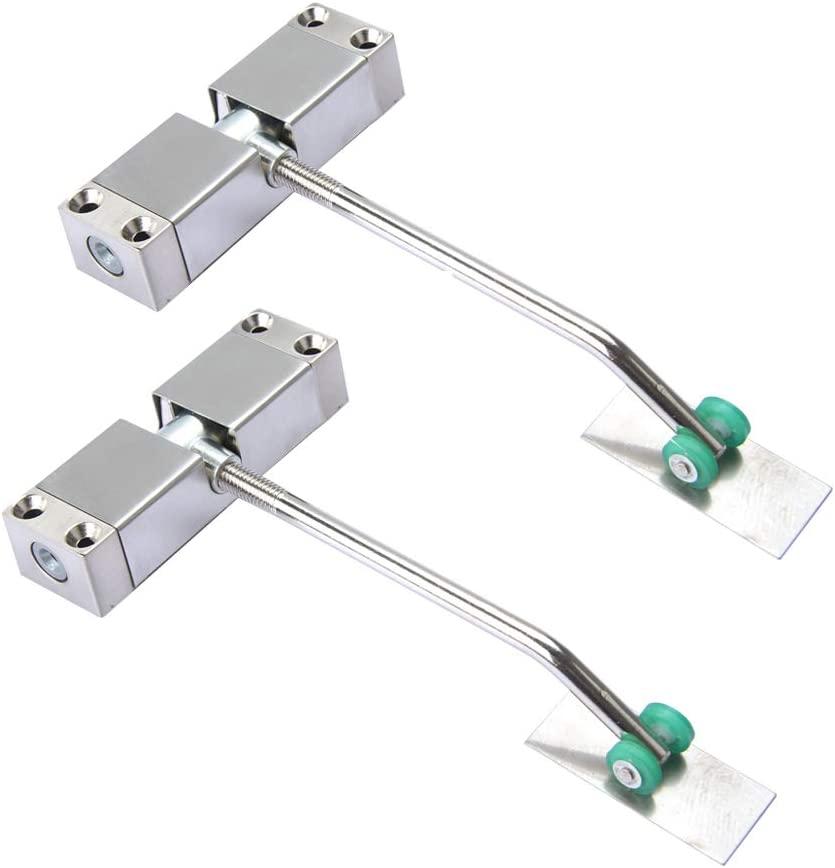 Cửa đóng 2 mảnh Cửa tự động gần hơn với điều khiển tốc độ cơ học Tối đa 40kg với cờ lê lục giác và ốc vít