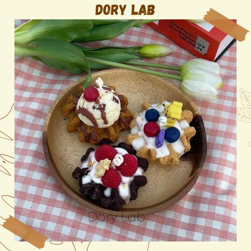 Nến Thơm Handmade Bánh Caro Viên Kem Mix Topping Ngũ Sắc, Phụ Kiện Decor, Quà Tặng - Dory Lab