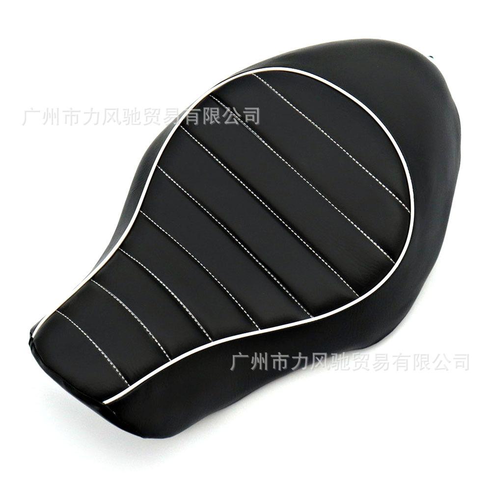 Phong cách mới nhất phù hợp với Harley 883 XL1200 X48 đệm trước sửa đổi túi ghế đôi kim cương vuông thanh ngang thanh dọc