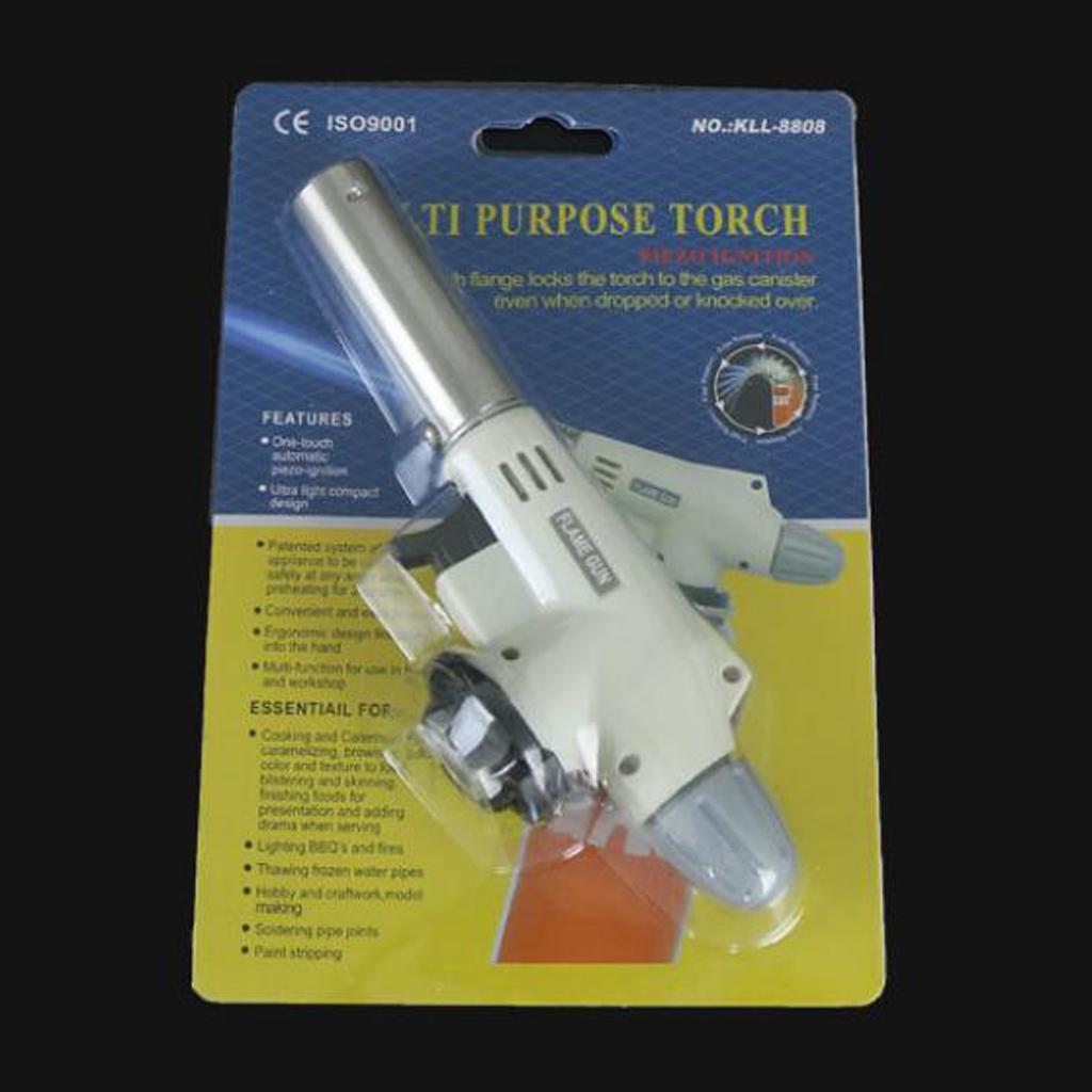 Blow Torch Gas Burner Lighter Welding Soldering Cooking BBQ Flame Gun