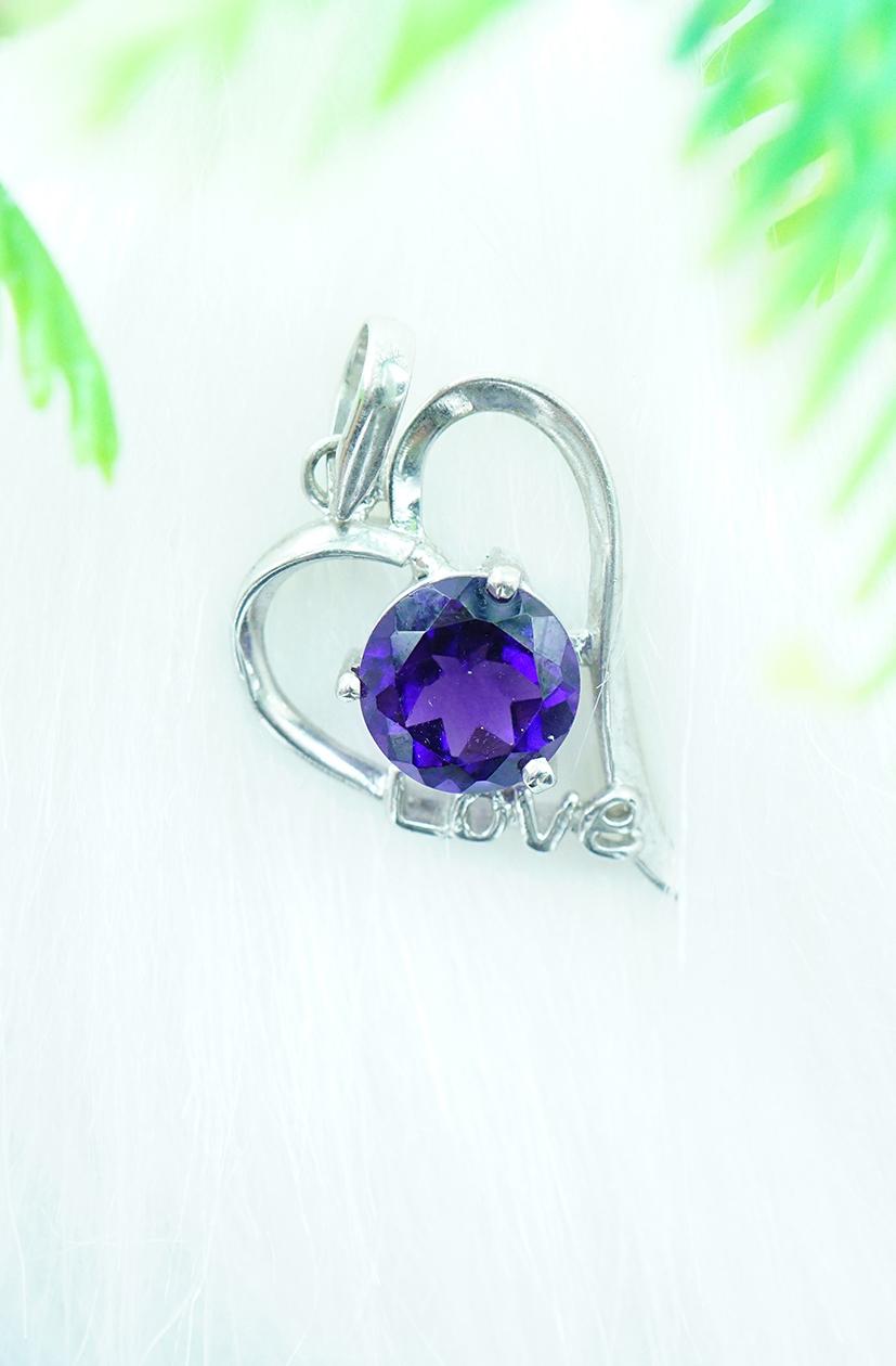 Mặt dây chuyền thạch anh tím Amethyst