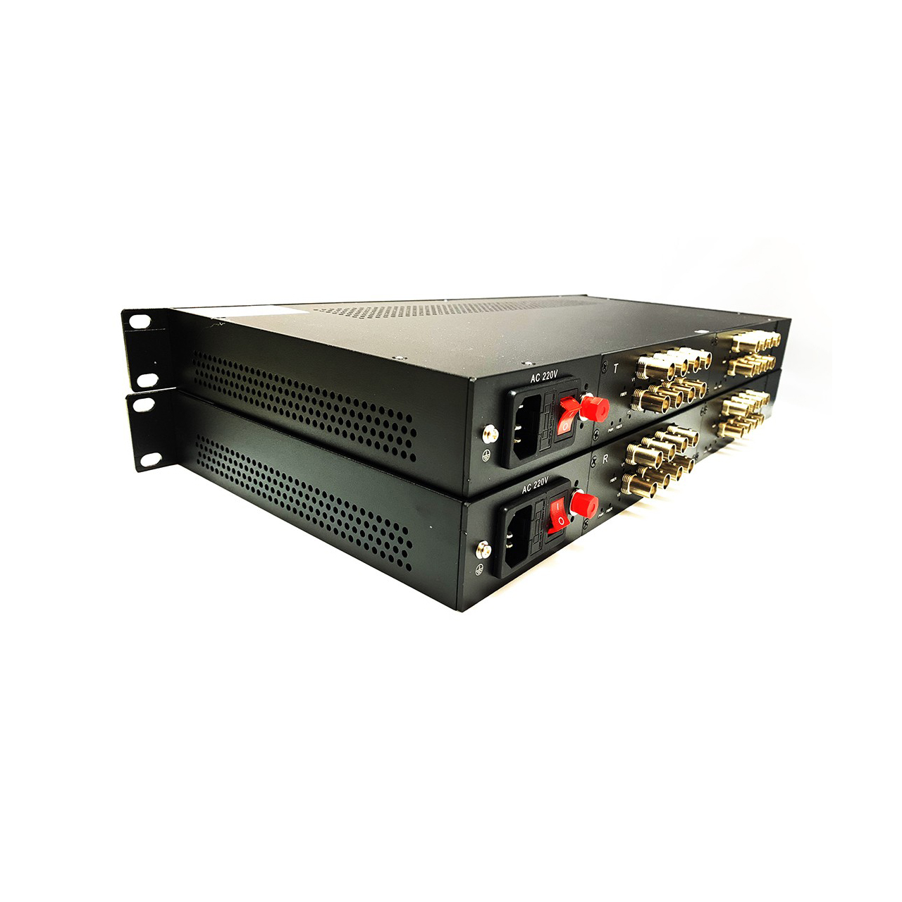 Bộ Chuyển đổi Quang Video 16 kênh GNETCOM HL-16V-20T/R-1080P (2  thiết bị) - Hàng Chính hãng
