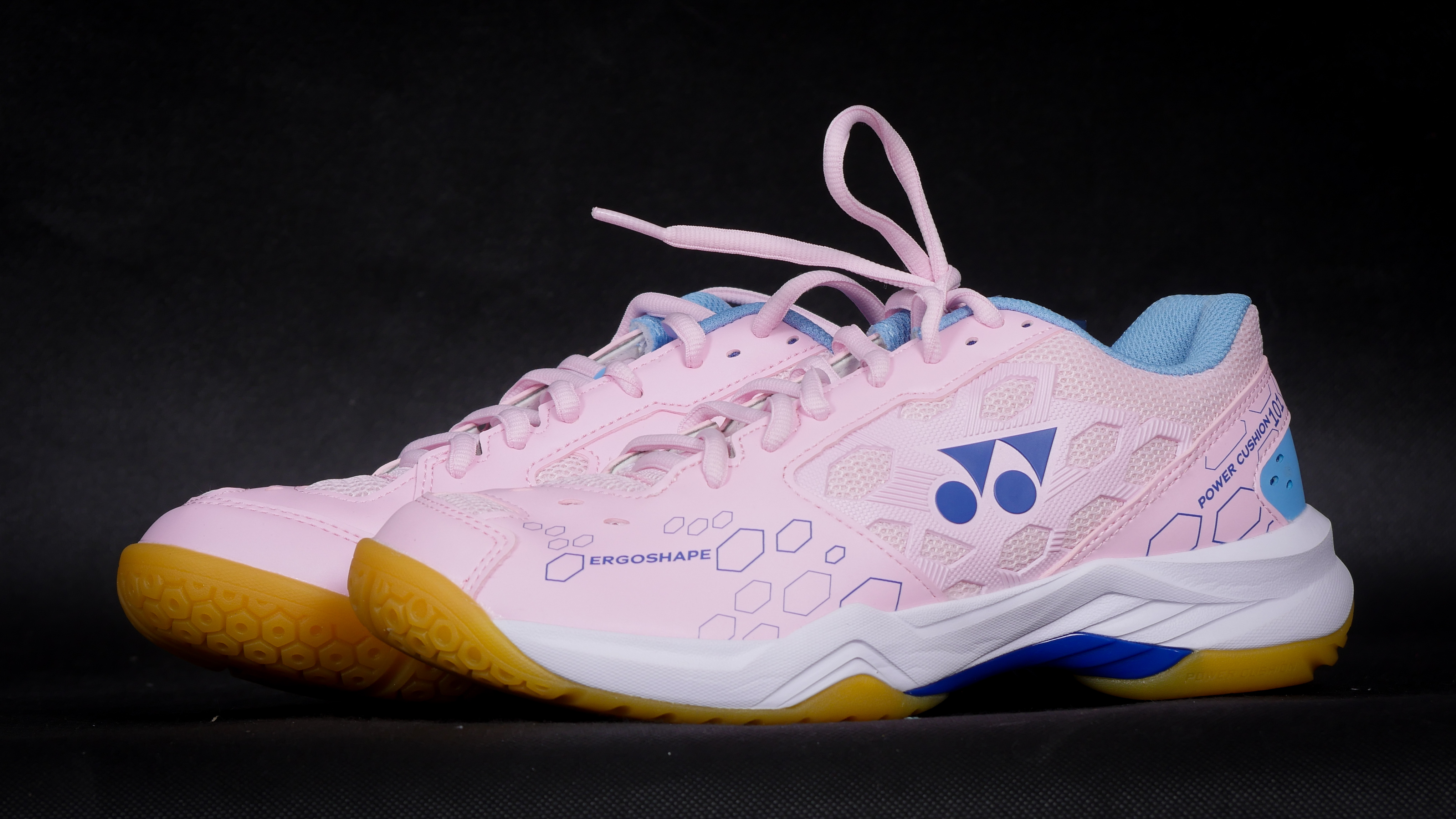 Giày Cầu Lông Cao Cấp SHB101CR Hồng Baby - Đế Cao Su Siêu Bám , Chống Trơn Khi Gặp Nước